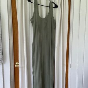 Aerie Offline Green Midi Dress